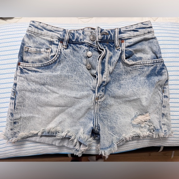 All Saints Pants - ALLSAINTS Jeans Cotton Shorts W26